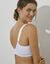 Soutien-gorge coton stretch avec bonnets moulés - sans armatures (blanc)