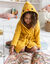 Peignoir de bain déguisement enfant poussin éponge coton - 340 g/m² (jaune)