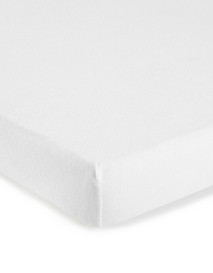 Protège-matelas éponge absorbant traité Bi-ome® (blanc)