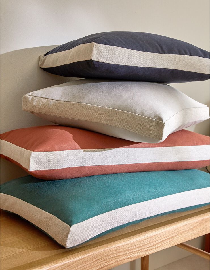 Housse de coussin, collection "Intemporelle" - lot de 2 (tomette)