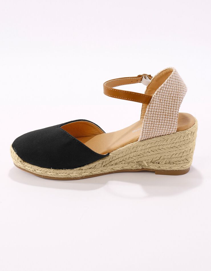 Sandales espadrilles compensées - noir (noir) Sandales espadrilles compensées - noir (noir)