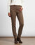 Pantalon droit gainant - petite stature entrej. 75 cm (marron)