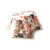 Galette de chaise imprimé feuillage - lot de 2 (rose / terracotta)
