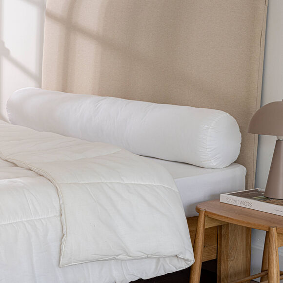 Traversin fibre sensation duvet confort ferme (blanc)