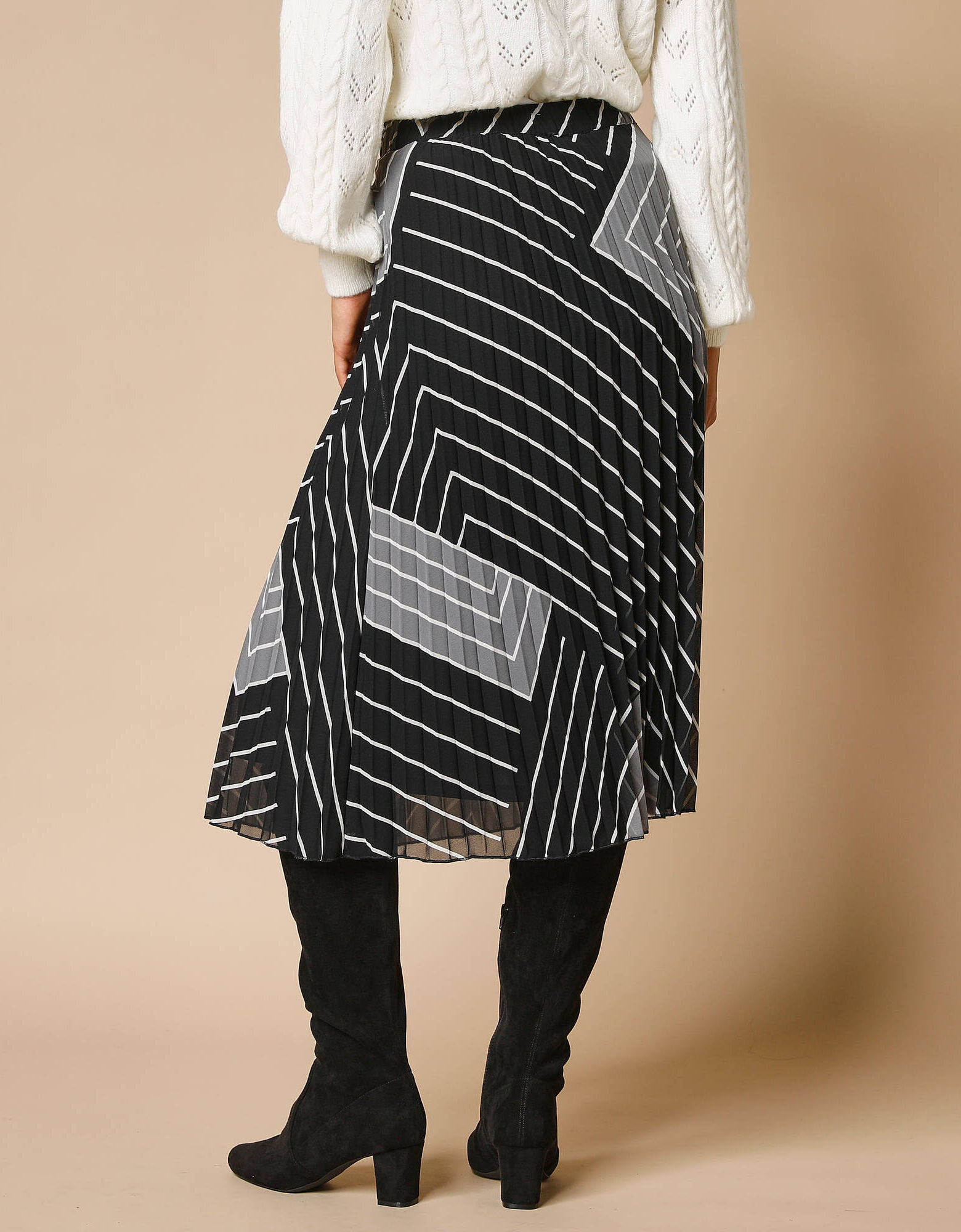 Jupe Boule Girbaud Imprimé Graphique - Taille L, Coton, Style Déstructuré Et Ajustable, Fabriquée En Italie, Occasion Très Bon état