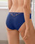 Culotte microfibre et tulle brodé Biella  (marine)