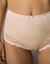 Gainette maille satinée et dentelle Salford - lot de 2 (coquillage + grenade)