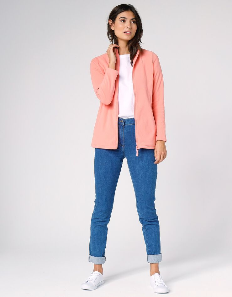 Veste polaire zippée manches longues (pêche)
