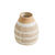 Vase en céramique – hauteur 12,5 cm (naturel)