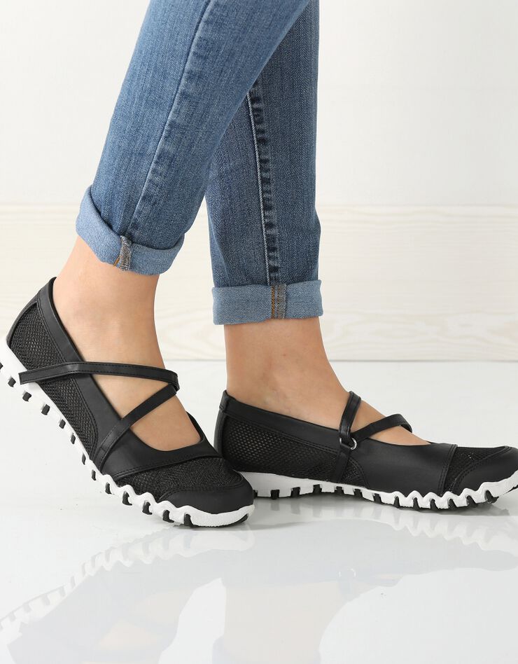 Ballerines de sport ultra-souples (noir) Ballerines de sport ultra-souples (noir)