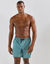 Short de bain cargo (bleu vert)