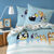 Parure de lit Bluey en coton (bleu)