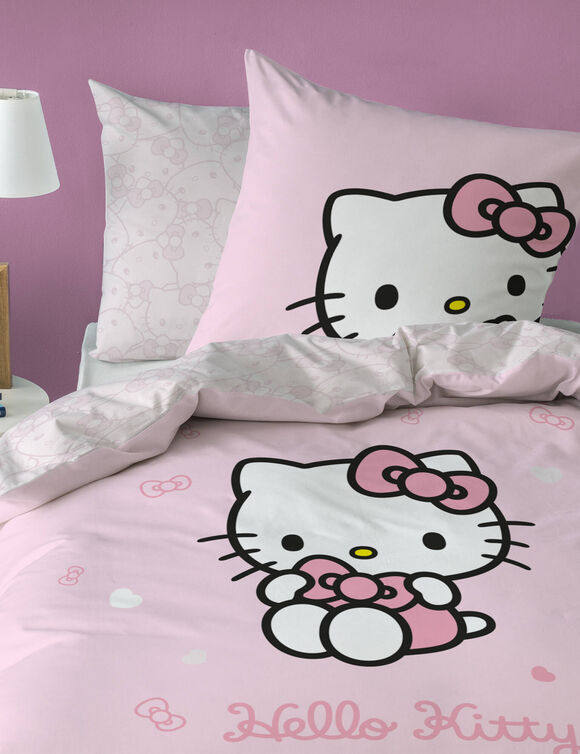 Parure de lit Hello Kitty Cute&reg; coton (rose)