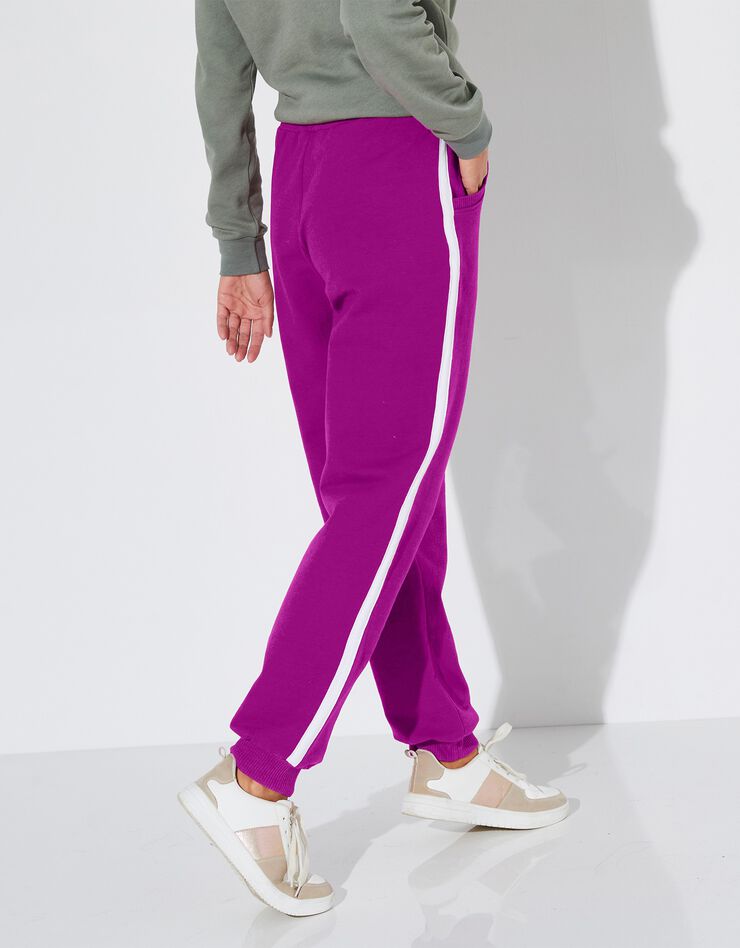 Pantalon blousant bicolore (violine / blanc) Pantalon blousant bicolore (violine / blanc)