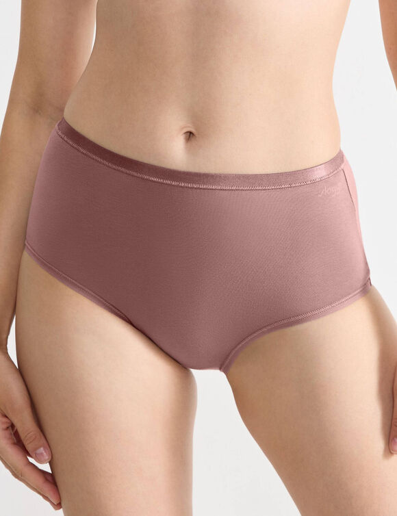 Culotte maxi &laquo; Go Daily Cotton&raquo; coton stretch - 2+1 (chocolat)