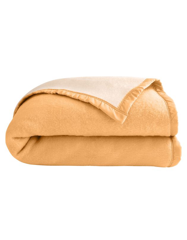 Couverture bicolore (miel)