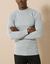 T-shirt sous-v&ecirc;tement homme col montant manches longues chaleur intense - lot de 2 (gris chin&eacute;)