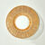Miroir rond en rotin (rotin)