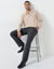 Pantalon ceinture ajustable invisible - polyester (gris anthracite)