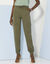 Pantalon cargo, maille milano (kaki)