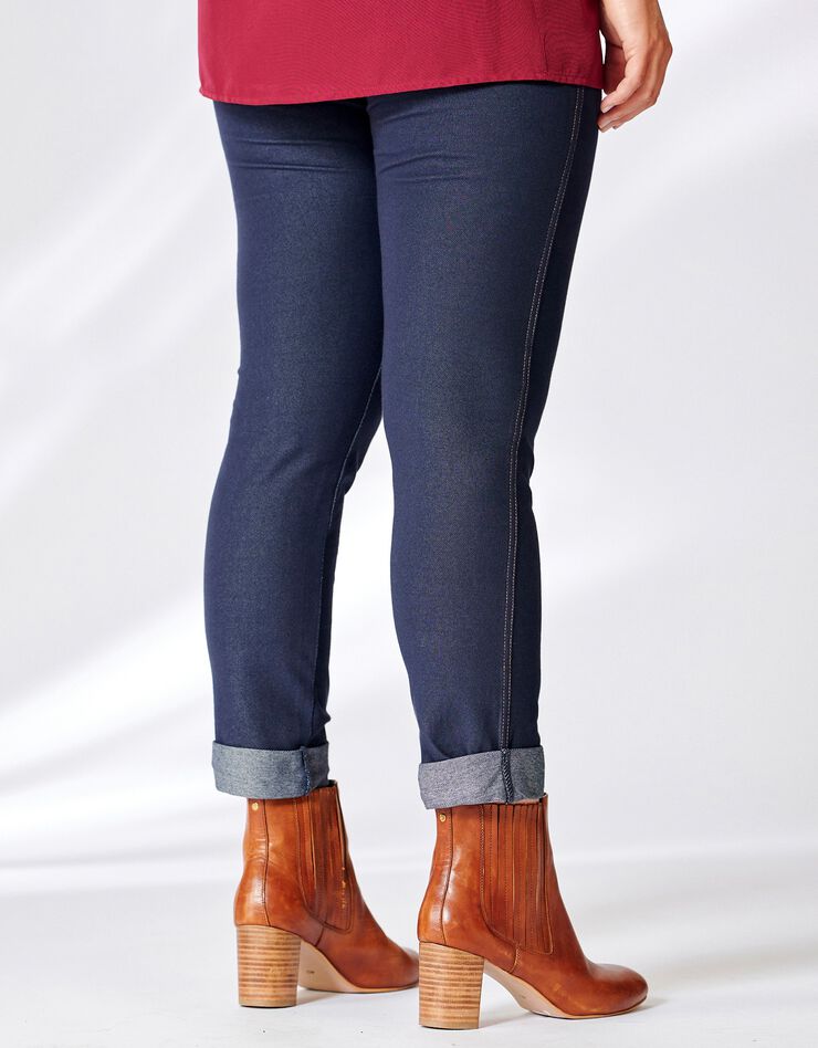 Jegging court maille effet denim (stone) Jegging court maille effet denim (stone)