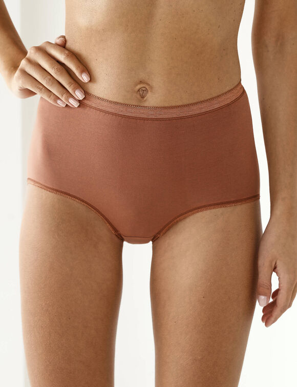 Culotte super maxi basique - lot de 3 (chocolat)