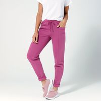 Jogging en nylon bleu marine taille basse à rayures sur les côtés Jogging en nylon bleu marine taille basse à rayures sur les côtés