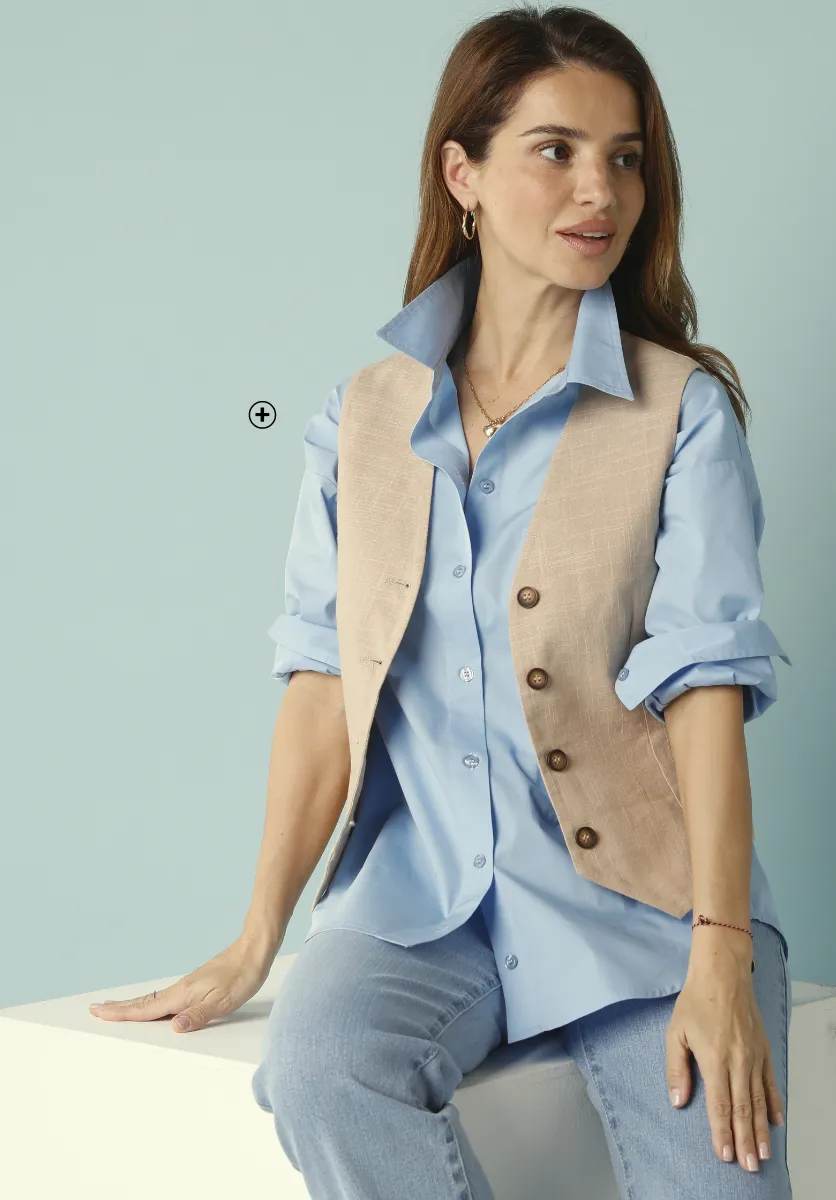 Gilet sans manches – conseil mode pour femme petite | Blancheporte