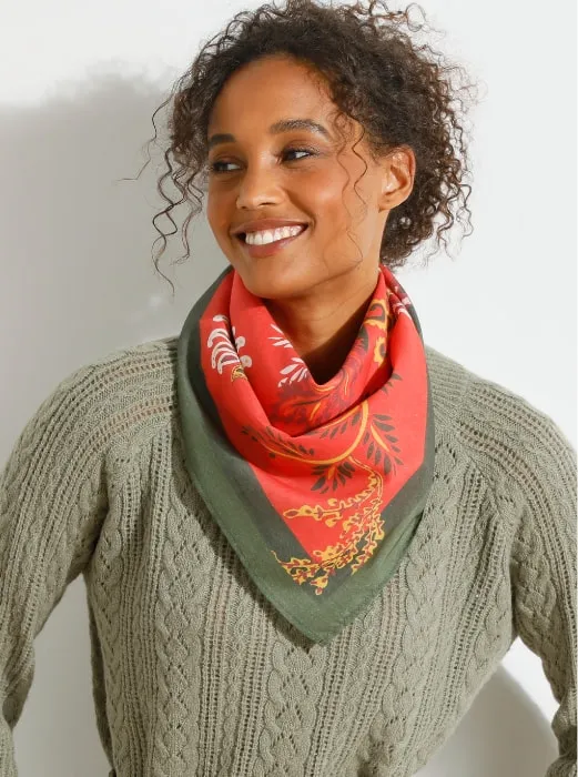 Craquez pour notre collection de foulards femme écoresponsables made in France