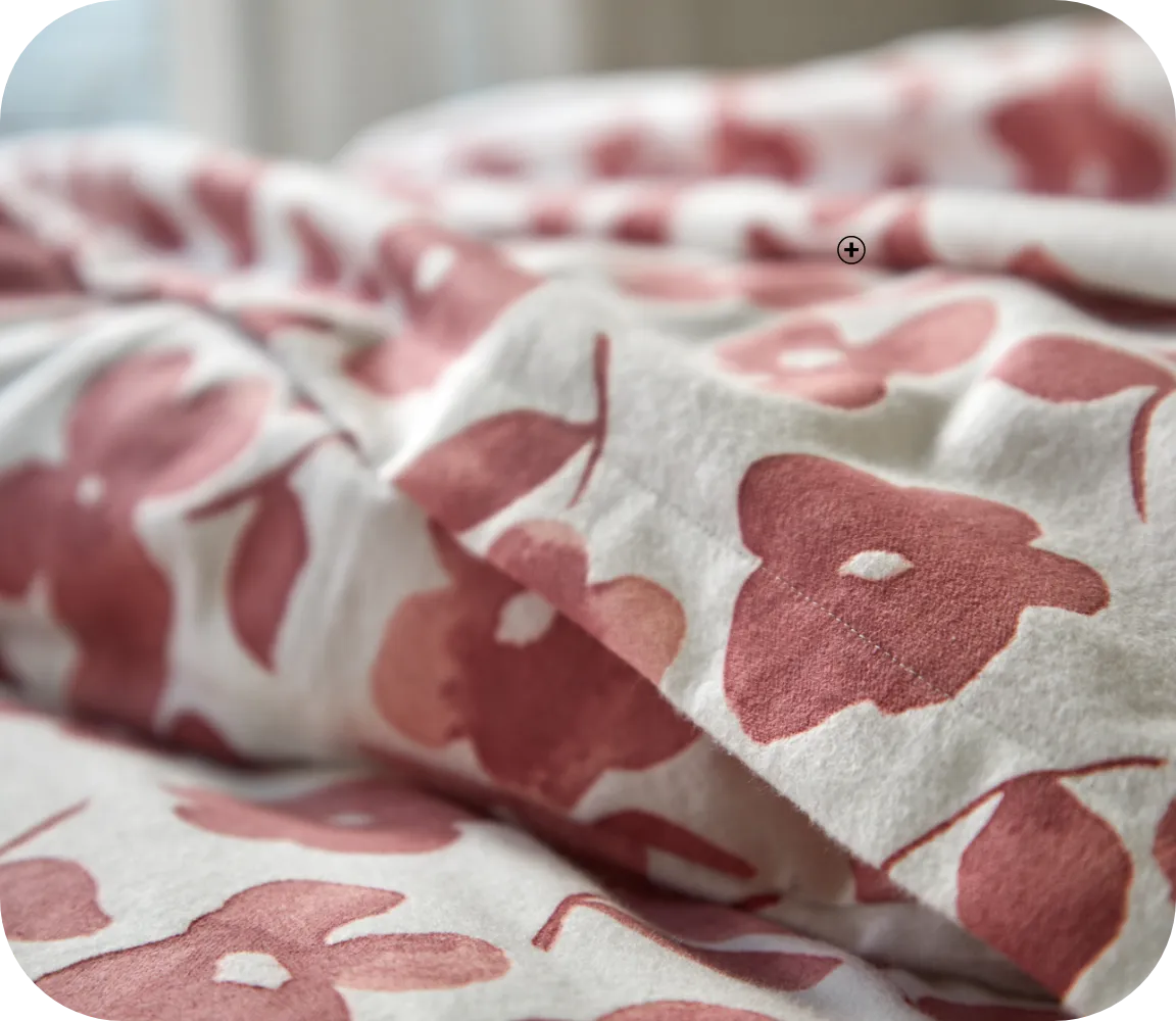 Drap-housse imprimé Petunia en coton, doux et respirant pour un couchage confortable – Blog Blancheporte