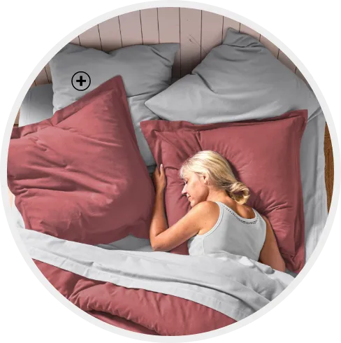 Linge de lit uni flanelle et oreiller douillet pour chaleur optimale | Comment choisir son oreiller ? – Blancheporte