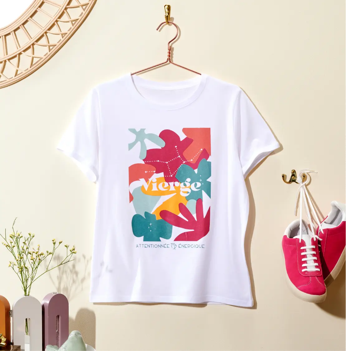 T-shirt astro signe vierge | Blancheporte