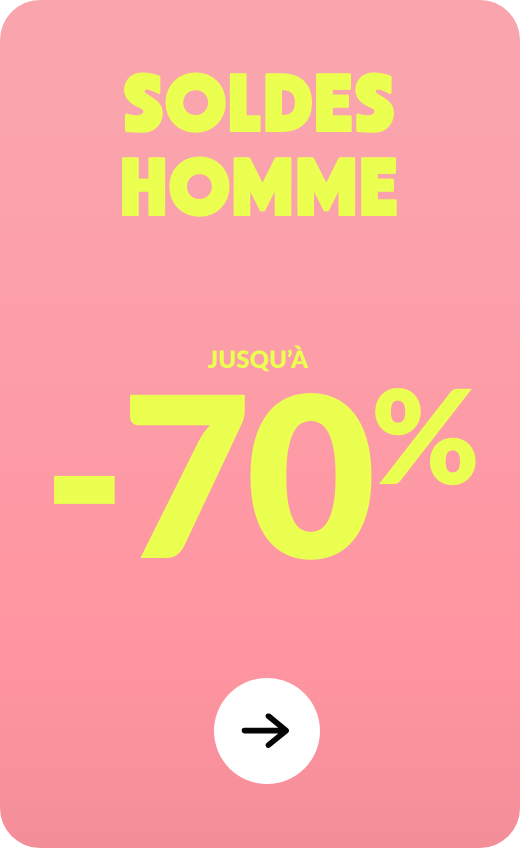 Soldes homme jusqu'à -70%