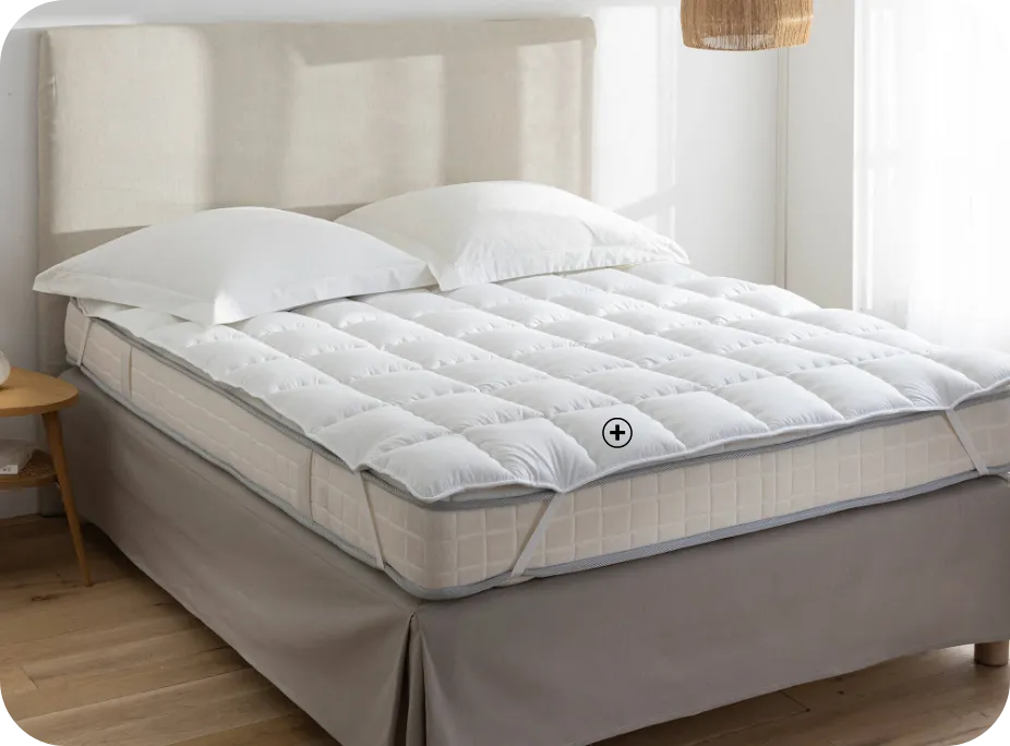 Surmatelas Outlast thermorégulateur 450g/m², idéal pour choisir son surmatelas adapté | Blog Blancheporte