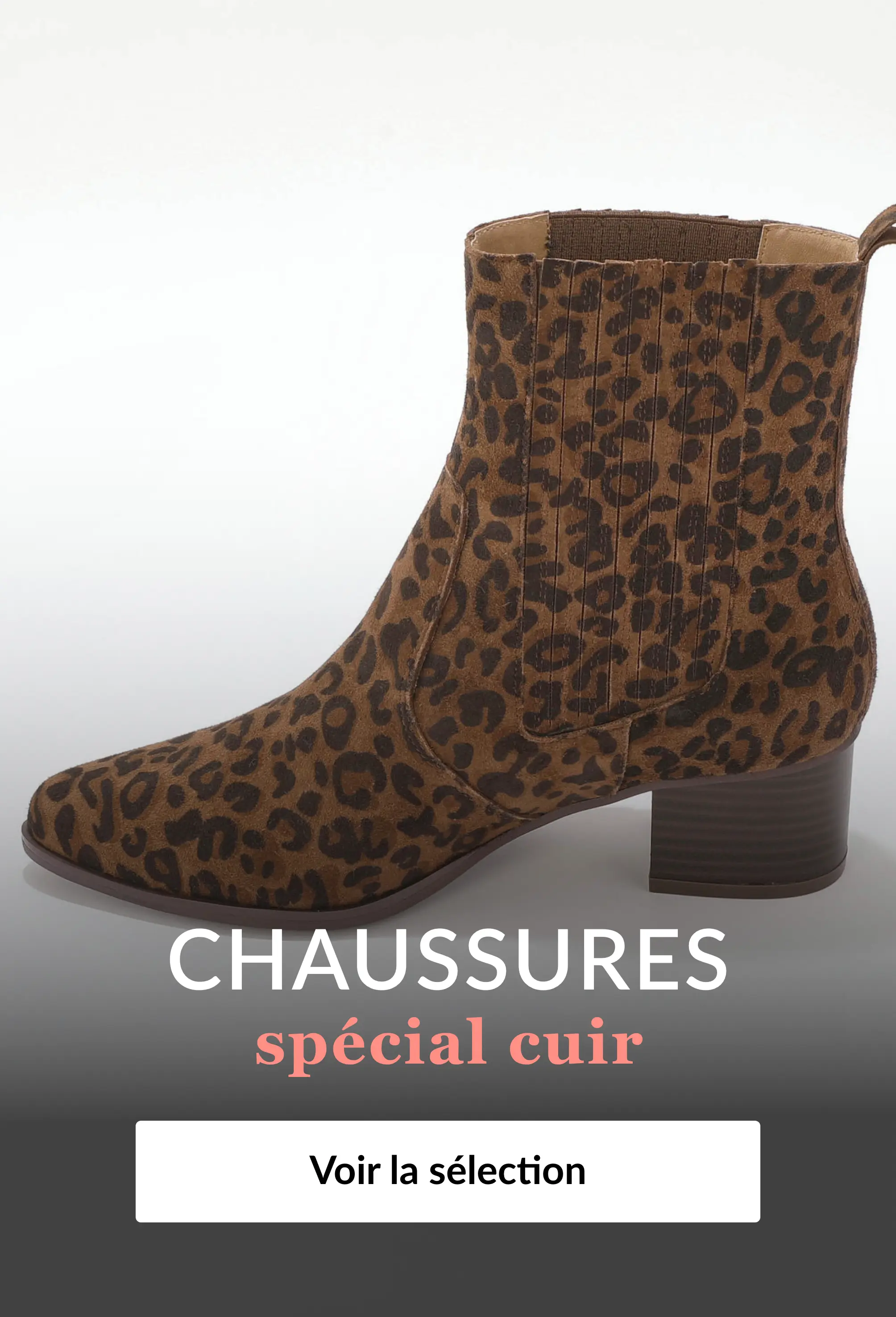 Découvrez notre sélection chaussures spécial cuir sur Blancheporte.fr