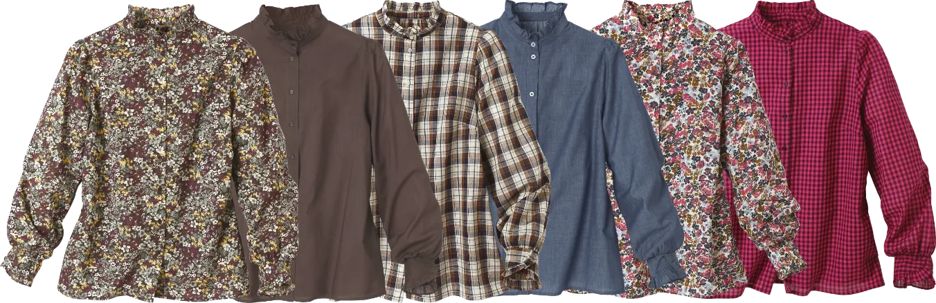 Chemise col officier volanté, manches longues - Blog Blancheporte