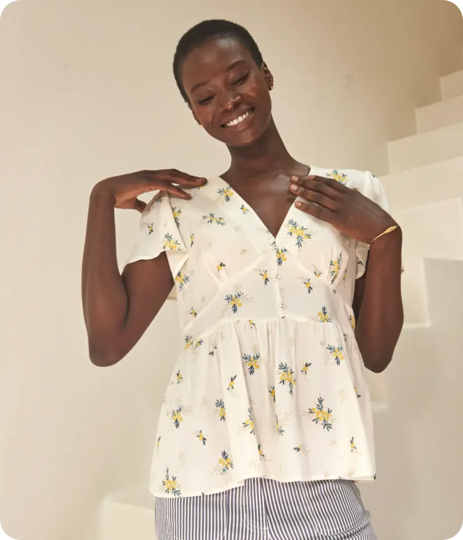 Craquez pour la blouse chez Blancheporte, la pièce indispensable de l'été du 34 au 58