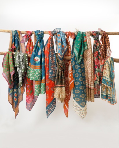 Mode responsable : découvrez notre collection de foulards made in France en coton bio 