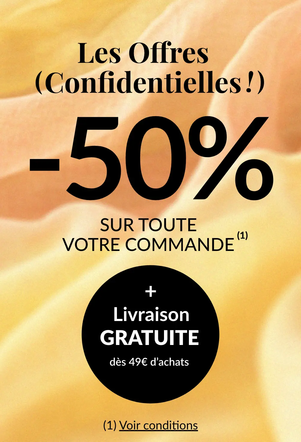 Profitez de -50% sur toute votre commandes dès 2 articles avec le code promo 896004