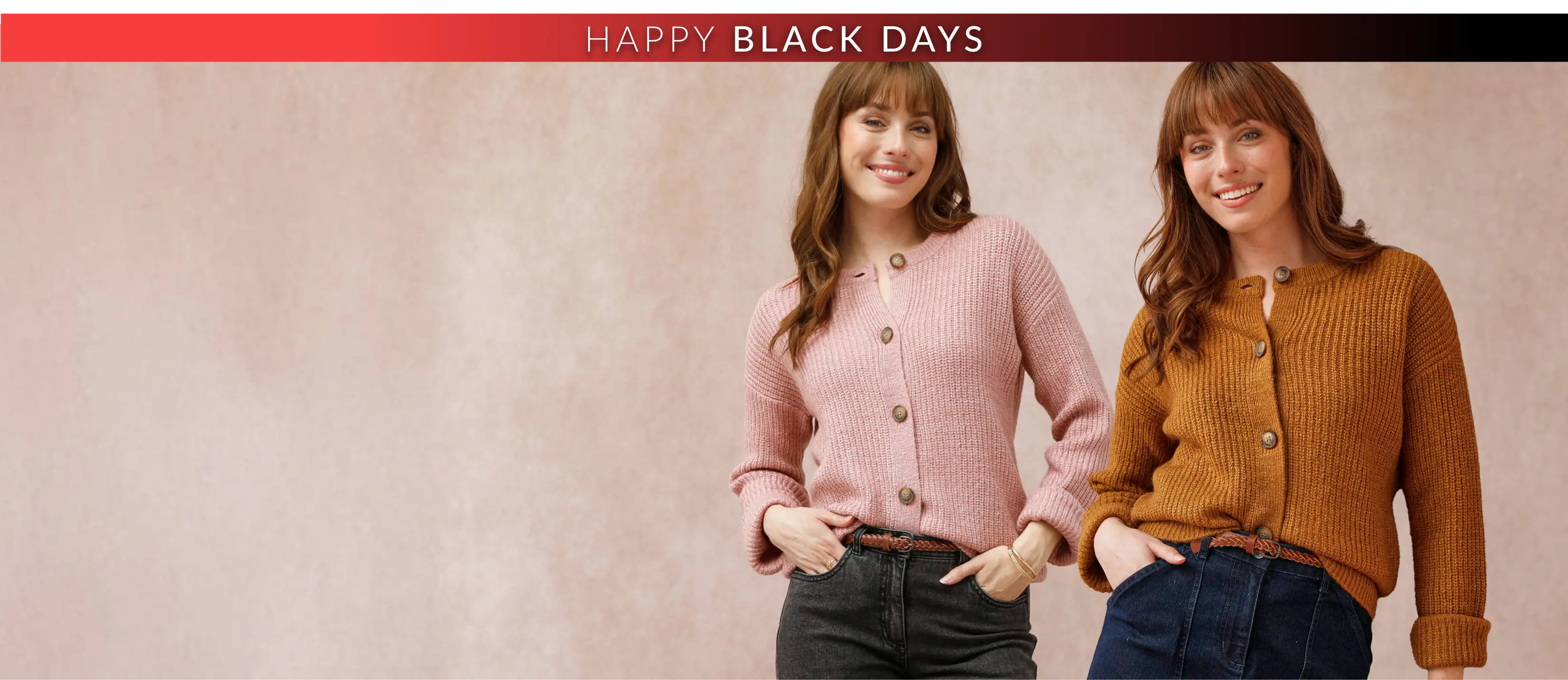 Happy Black Days : profitez d'une large sélection de maille pour femme et pour homme