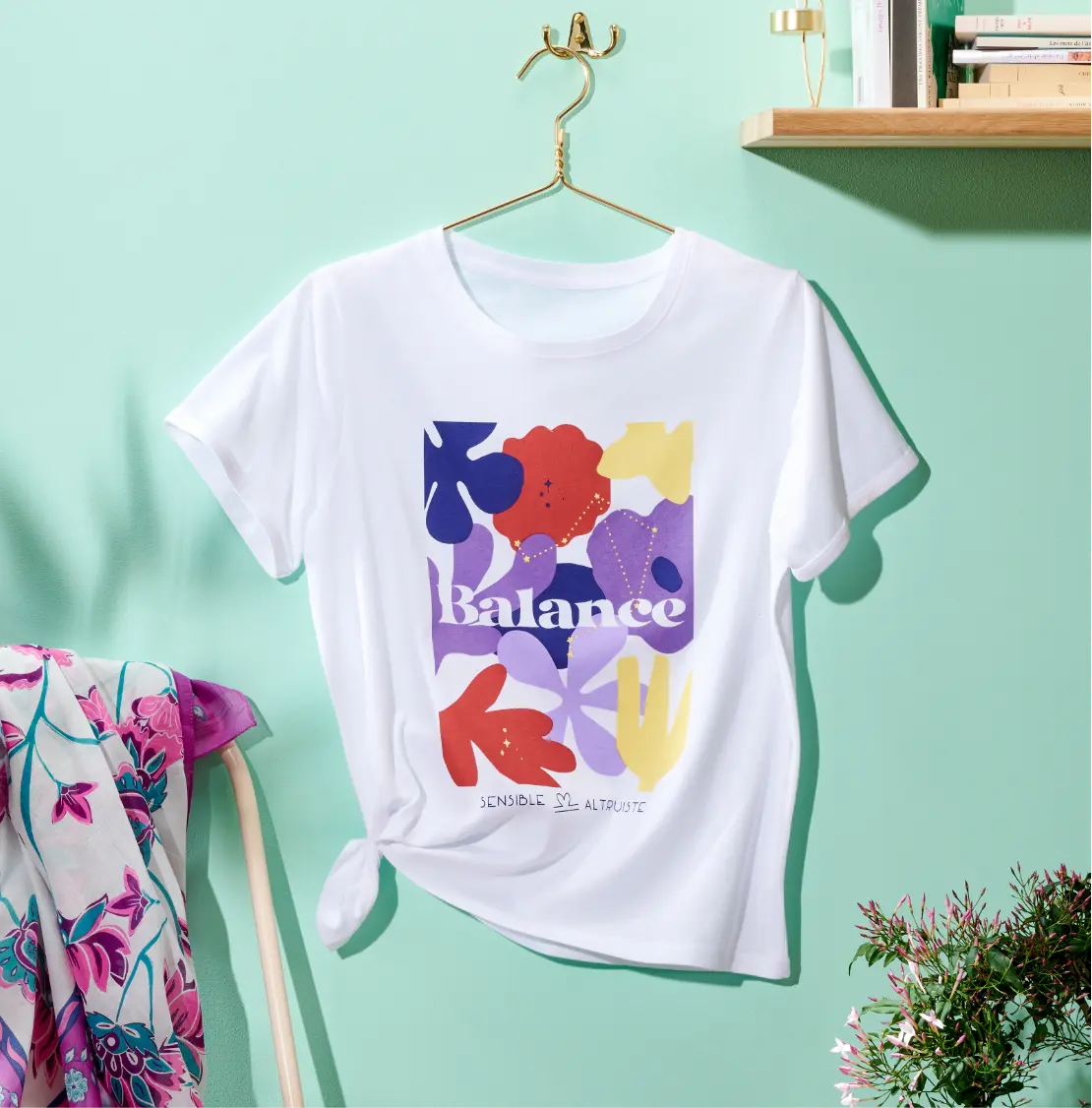 T-shirt astro signe balance | Blancheporte