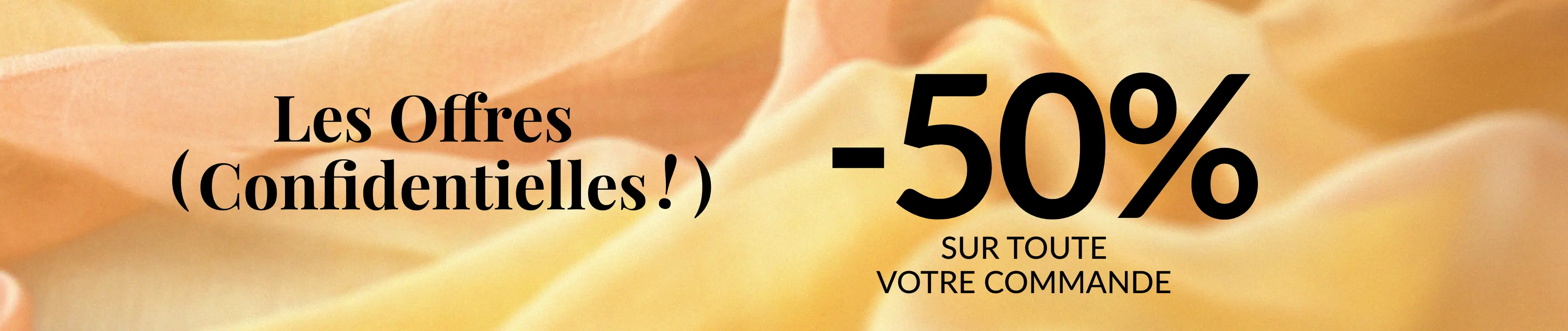 Profitez de -50% sur toute votre commandes dès 2 articles avec le code promo 899009