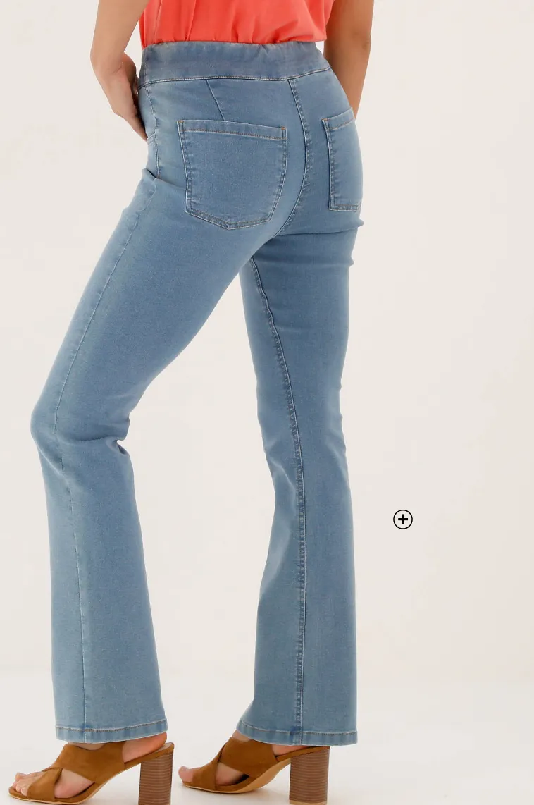 Jean bootcut ultra confort, grande stature - Blancheporte