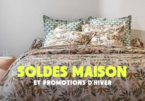 Soldes et promotions d'hiver : jusqu'à -70% sur le linge de maison et la déco