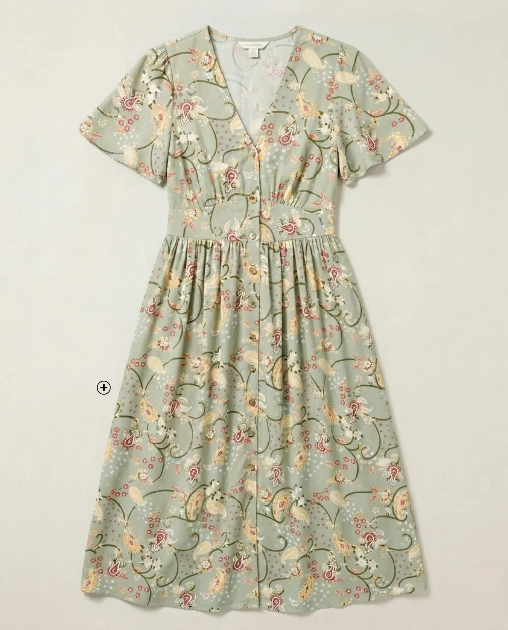 Robe courte boutonnée femme imprimée, coupe droite, spéciale petites, coloris vert - Blog Blancheporte