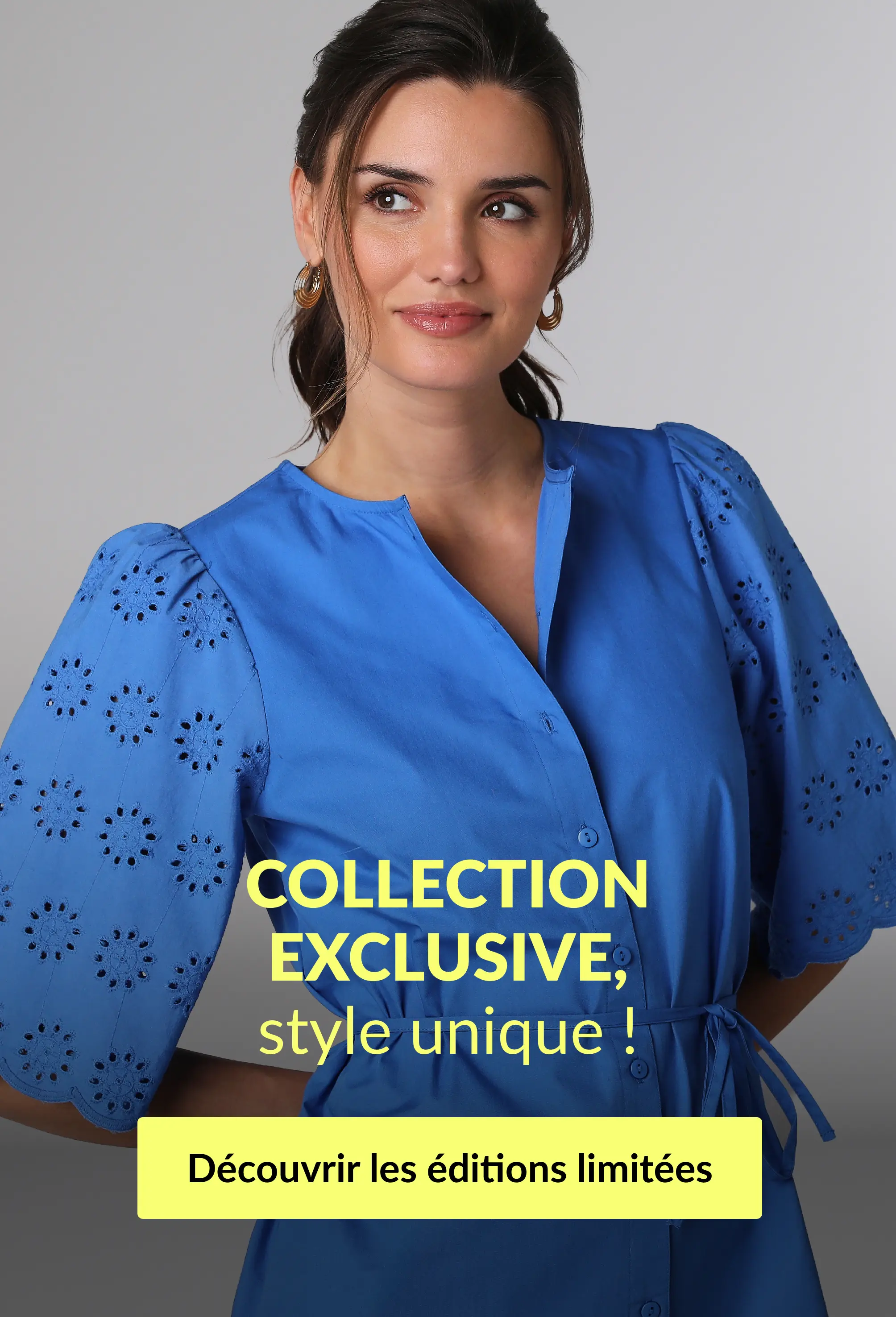 Découvrez une sélection de vêtements mode femme en édition limitée chez Blancheporte !