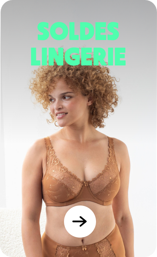 Soldes lingerie jusqu'à -75%