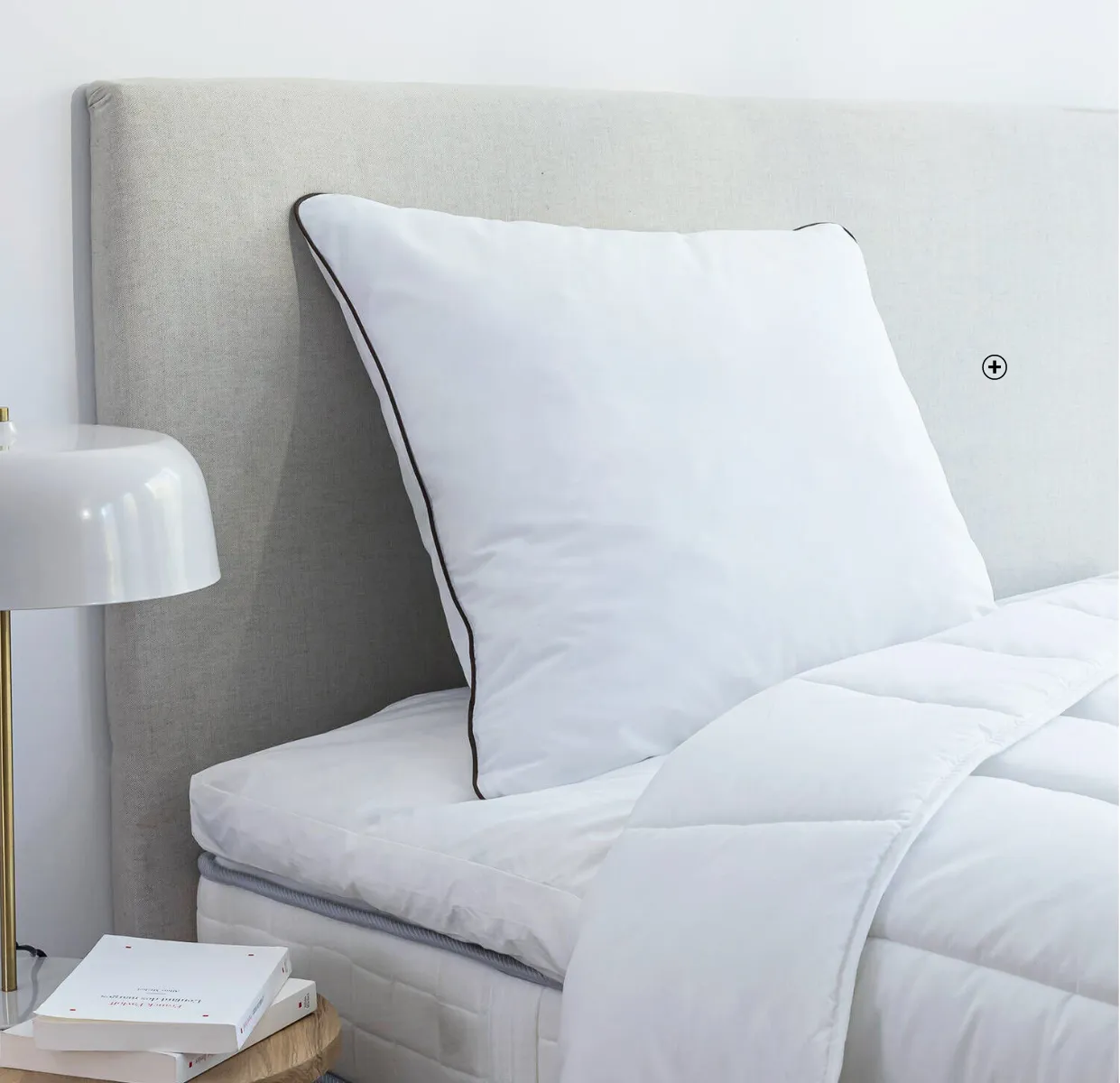 Oreiller rectangulaire à mémoire de forme en mousse, coloris blanc, soutien ergonomique pour le sommeil - Blog Blancheporte