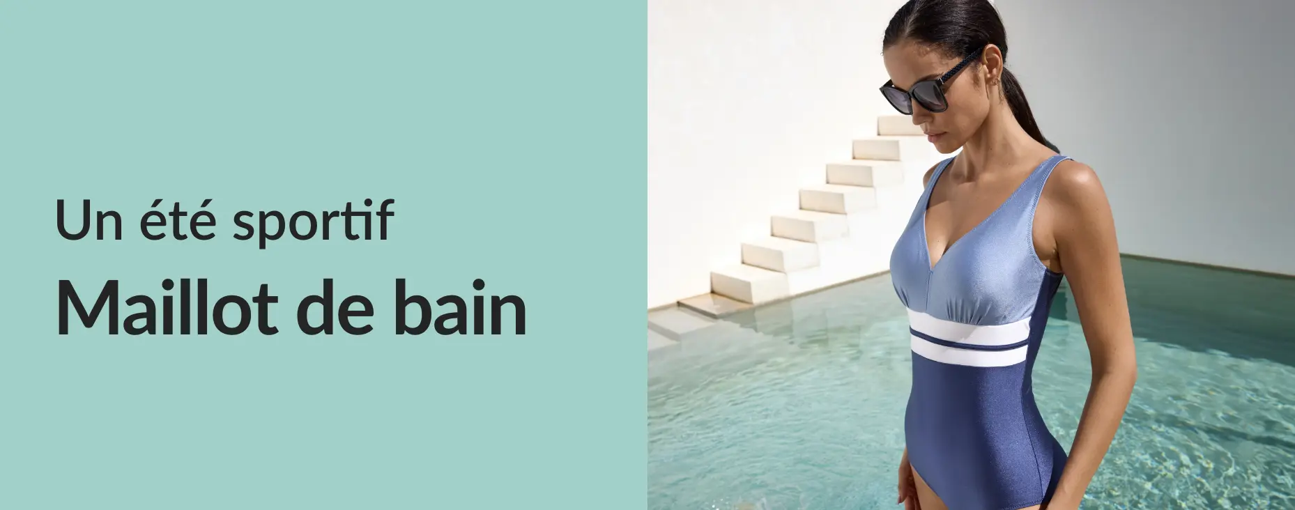 Une sélection de maillots de bain femme spécialement conçus pour la piscine