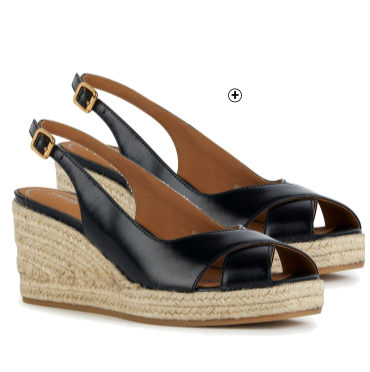 Sandales femme compensées Panarea Geox® Sandales femme compensées Panarea Geox® noir pas cher | Blancheporte